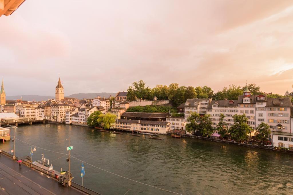 Ferienwohnung Le Bijou Lq82 Spectacular Limmatview Penthouse Zürich Exterior foto